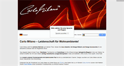 Desktop Screenshot of carlo-milano.com